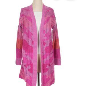 NWOT Nic +Joe Pink Cardigan Medium